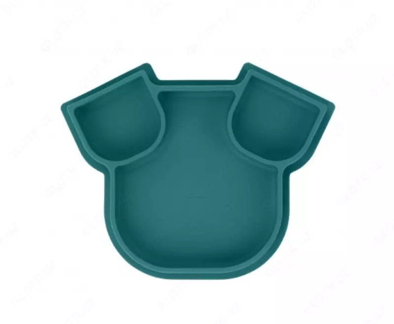 Тарелка силиконовая секционная Babymoov, Собака с 6 мес