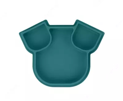 Тарелка силиконовая секционная Babymoov, Собака с 6 мес