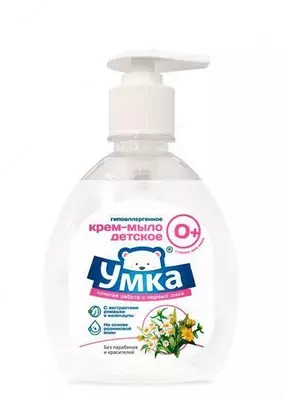 Жидкое крем-мыло детское , гипоаллергенное, 300 мл «Умка» 🐻❄️