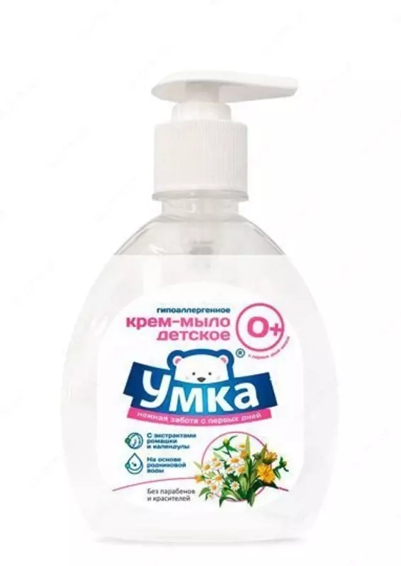 Suyuq bolalar krem-sovun "Umka", hipoalerjenik, 300 ml