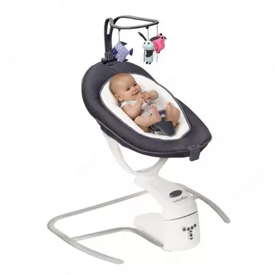 Beshik kreslo tebranadigan stul Babymoov Swoon Motion Zinc tug'ilgandan 9 kg gacha