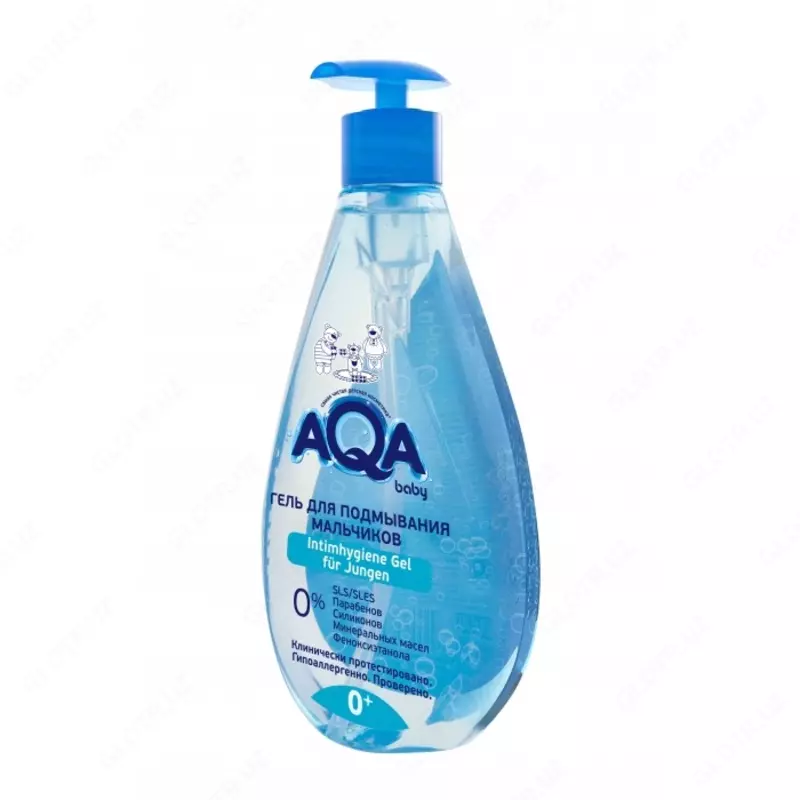 AQA baby o'g'il bolalarni yuvish uchun jel, 250 ml, 0-8 yosh