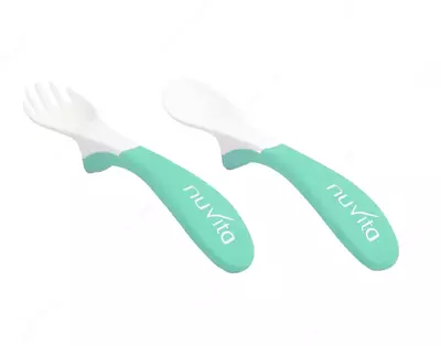 Nuvita Easy Eating 6m + 2pcs bilan qoshiq to'plami. (Italiya)