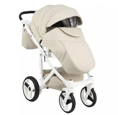 Коляска Adamex MONTE CARBON🇵🇱 3 в 1 (Польша) , Эко кожа, s55