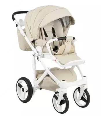 Коляска Adamex MONTE CARBON🇵🇱 3 в 1 (Польша) , Эко кожа, s55