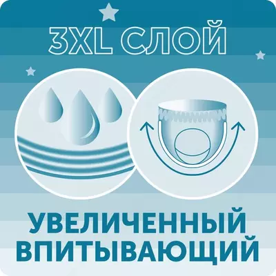 Lovular Подгузники-трусики Hot Wind ночные XL 13-18 кг 20 шт.