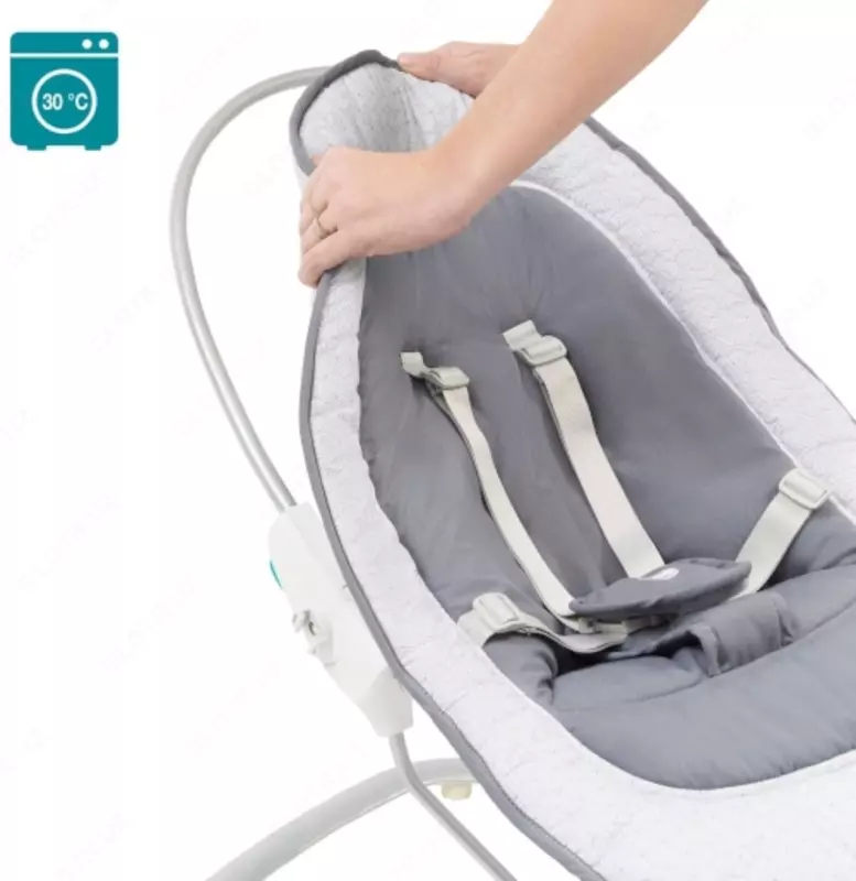 Beshik kreslo "Swoon Touch" tebranadigan stul tug'ilgandan boshlab masofadan boshqarish pulti bilan 9 kg gacha (Frantsiya)