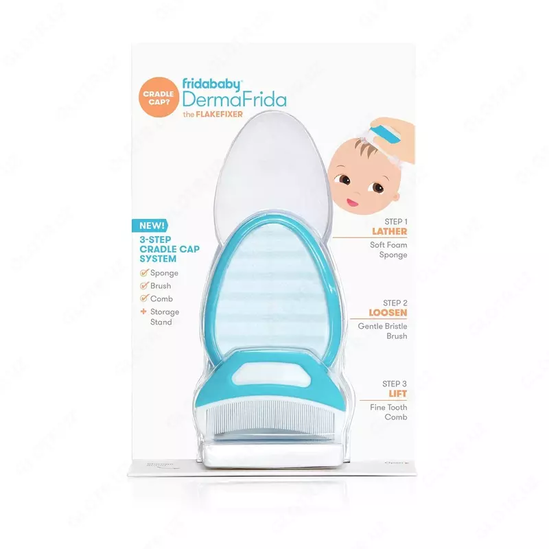 DermaFrida 3-шаговая система очистки от молочных корочек