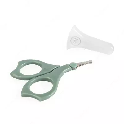 Happy Baby Baby scissors olive qopqog'i bilan chaqaloq tirnoq qaychi