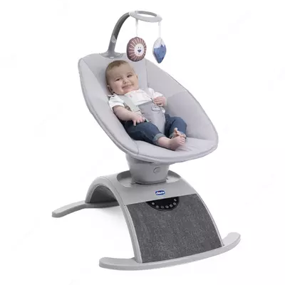 Детский электронный шезлонг Chicco Comfy Wave Grey