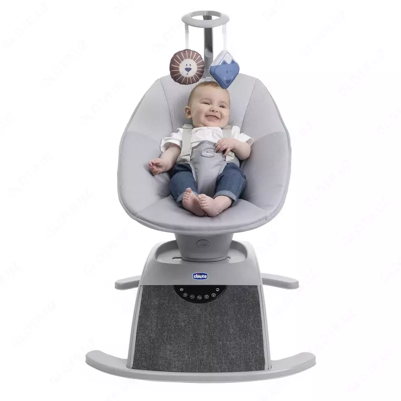 Детский электронный шезлонг Chicco Comfy Wave Grey