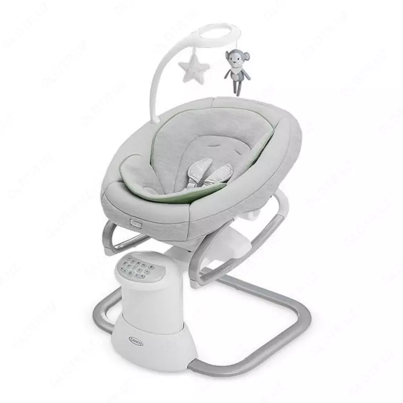 Olinadigan 2-in-1 Chaise Longue bilan mening yo'lim va chaqaloq belanchak tinchlantirish