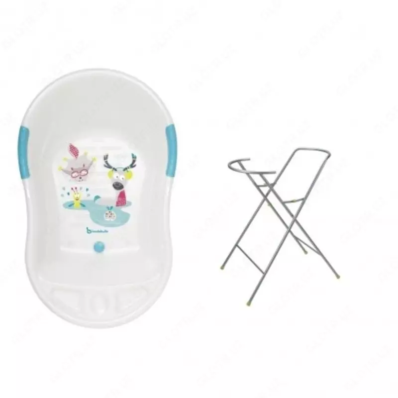 Детская ванночка Ergo-fun Babymoov с подставкой (Франция) 2в1