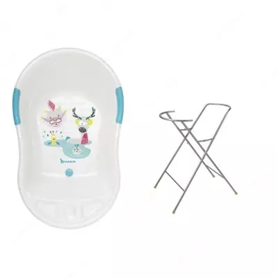 Детская ванночка Ergo-fun Babymoov с подставкой (Франция) 2в1