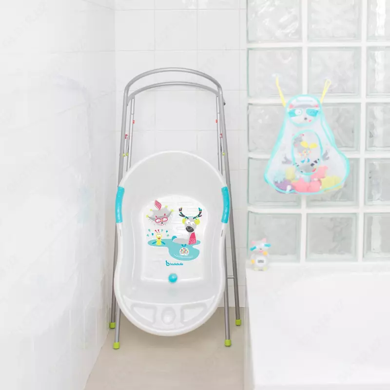 Детская ванночка Ergo-fun Babymoov с подставкой (Франция) 2в1