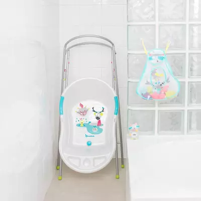 Детская ванночка Ergo-fun Babymoov с подставкой (Франция) 2в1