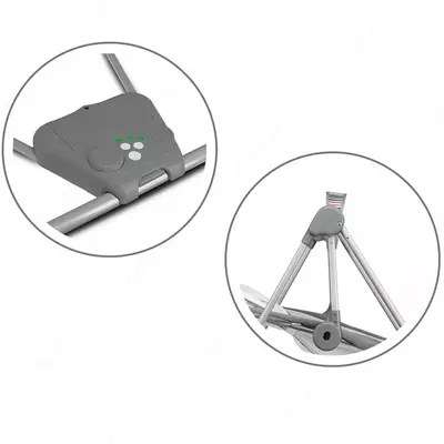 Электронные качели детские для новорождённых Lionelo Otto Cozy Grey