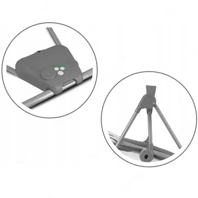 Электронные качели детские для новорождённых Lionelo Otto Grey Concrete