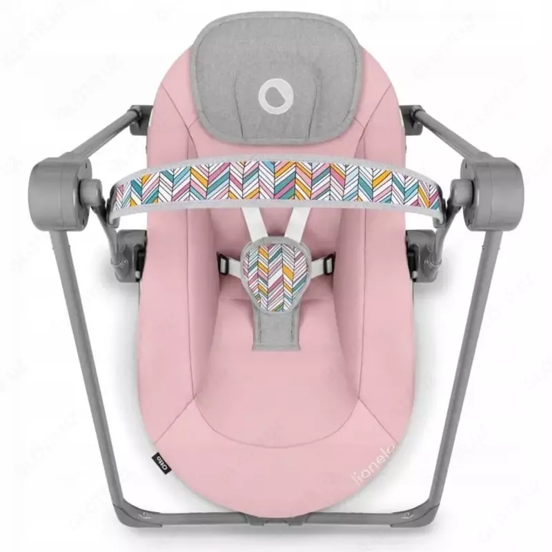 Электронные качели детские для новорождённых Lionelo Otto Pink