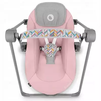 Электронные качели детские для новорождённых Lionelo Otto Pink