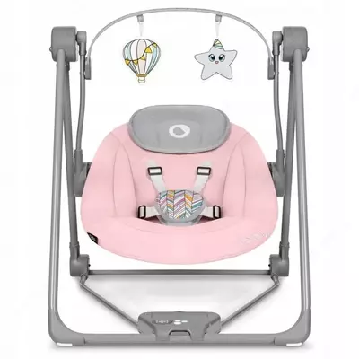 Электронные качели детские для новорождённых Lionelo Otto Pink