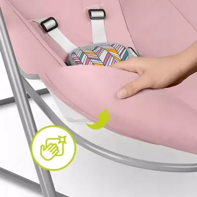 Электронные качели детские для новорождённых Lionelo Otto Pink