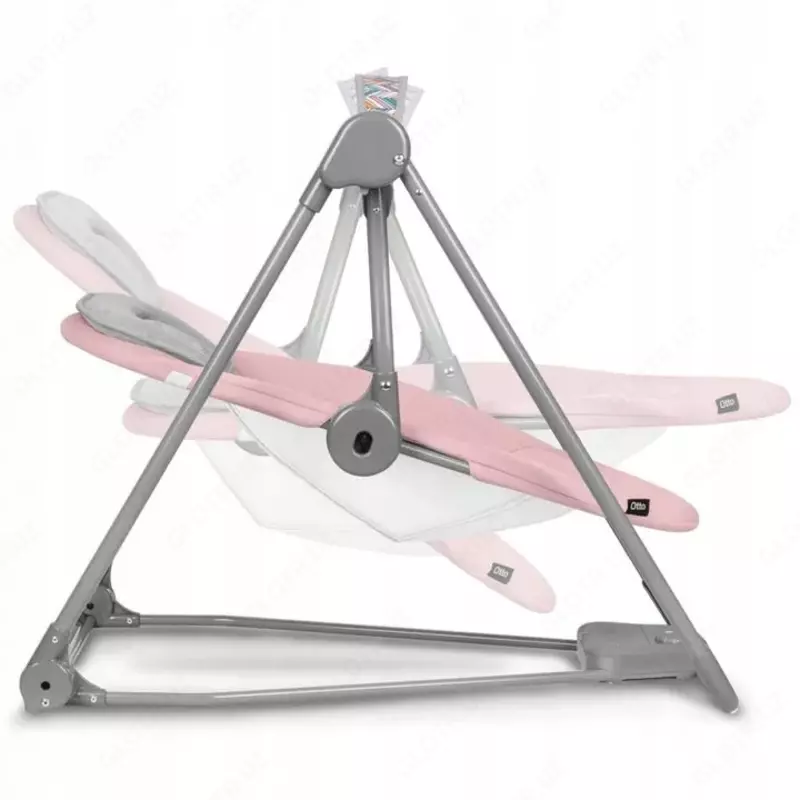 Электронные качели детские для новорождённых Lionelo Otto Pink