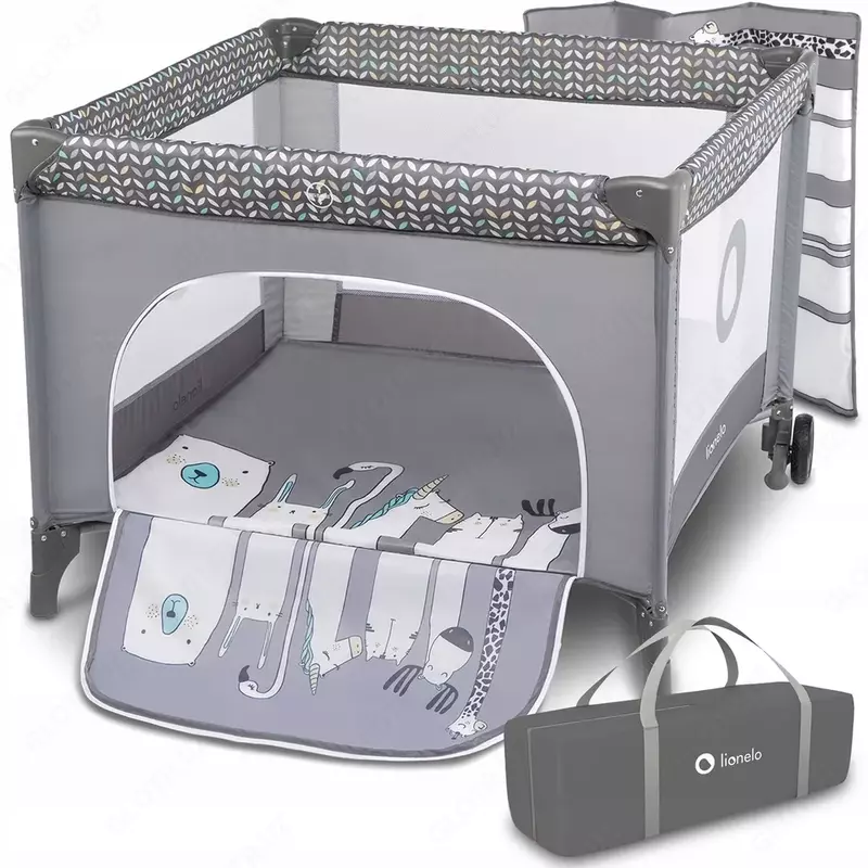 Манеж Lionelo LENE Grey Stone Польша