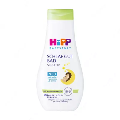 HiPP Babysanft, Пена для ванны «Спокойной ночи», 350 мл