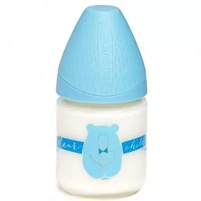Бутылочка для кормления Suavinex Стеклянная Смысл жизни, 120 мл