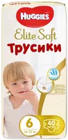 Трусики-подгузники Huggies Elite Soft 6 (16-22кг)