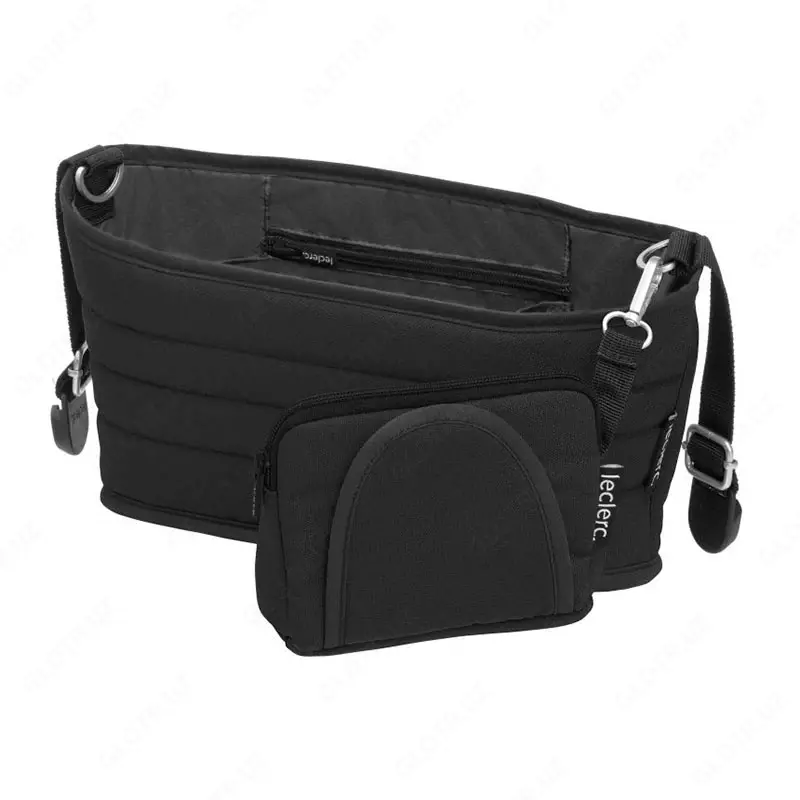 Leclerc aravachasi tashkilotchisi sumkasi, qora rang