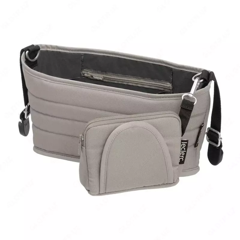 Leclerc aravachasi tashkilotchisi sumkasi, kulrang rang