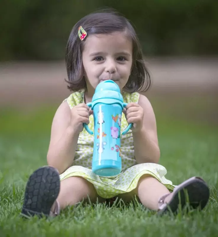 Miniland Thermokid 240 ml somonli termal qozon, hayvonlar bilan ko'k