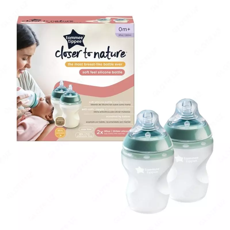 Tommee Tippee 2 silikon oziqlantirish idishlari, 150ml