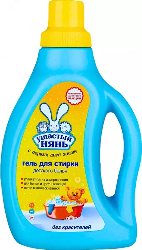 Гель для стирки Ушастый Нянь для детского белья, 0.75 л