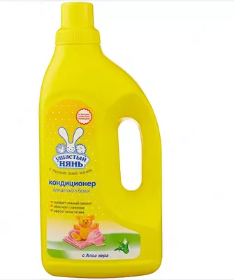 Ушастый Нянь Кондиционер для детского белья с Алоэ вера, 1.2 л