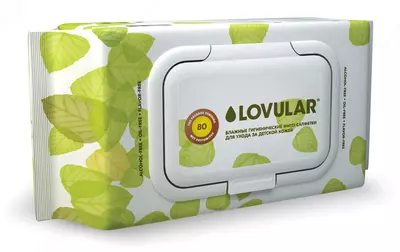 LOVULAR nam fito-salfetkalar, 40 dona.