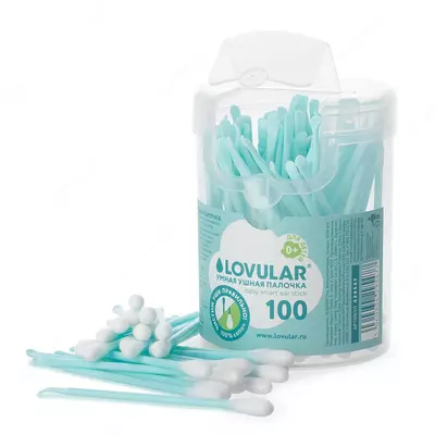 УМНЫЕ УШНЫЕ ПАЛОЧКИ LOVULAR, 100 шт.