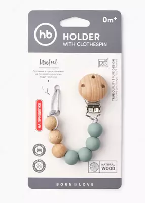 Держатель с металлической прищепкой Happy Baby Великобритания