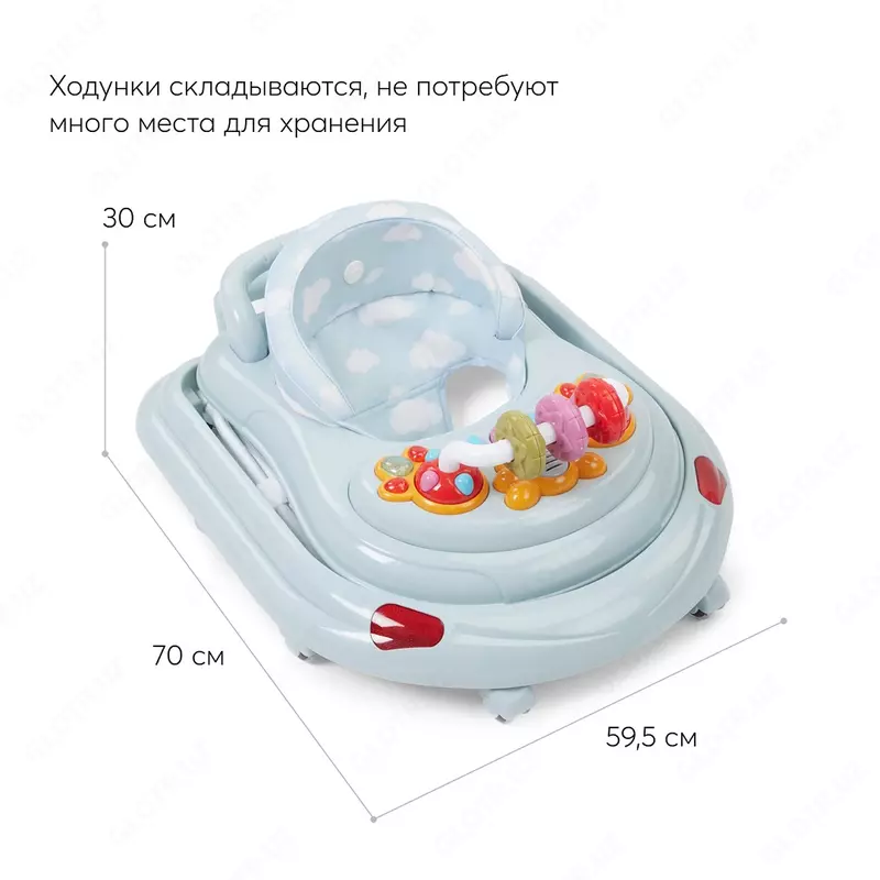 Ходунки "SMILEY V2" Happy Baby