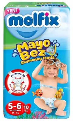 Molfix Трусики-подгузники для плавания Swimsuit 14+ кг
