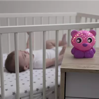 Projektor tungi chiroq ✨ PLAYGRO ayiq bolasi