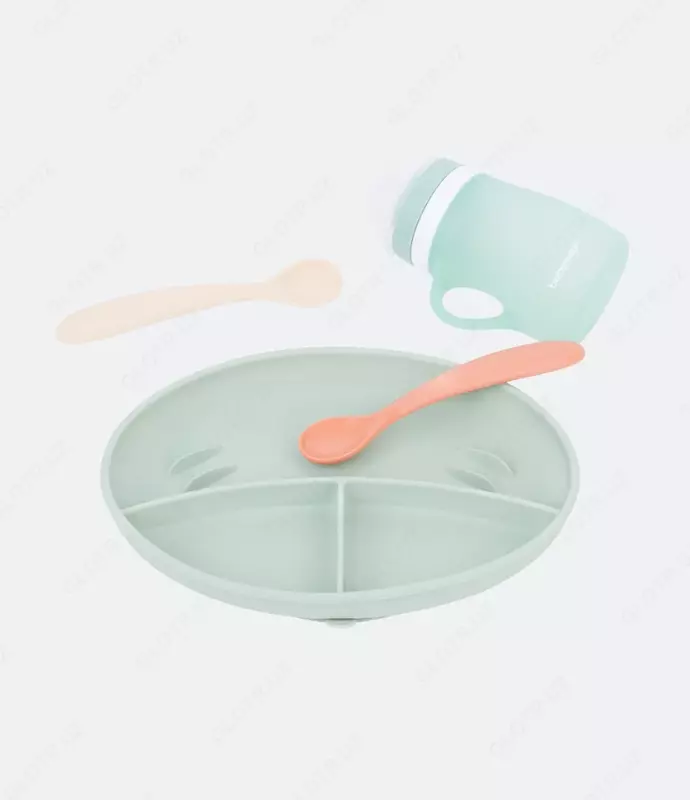 🍽 Силиконовый набор для кормления Grow ISY от 2 лет Babymoov , Франция