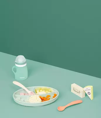 🍽 Силиконовый набор для кормления Grow ISY от 2 лет Babymoov , Франция