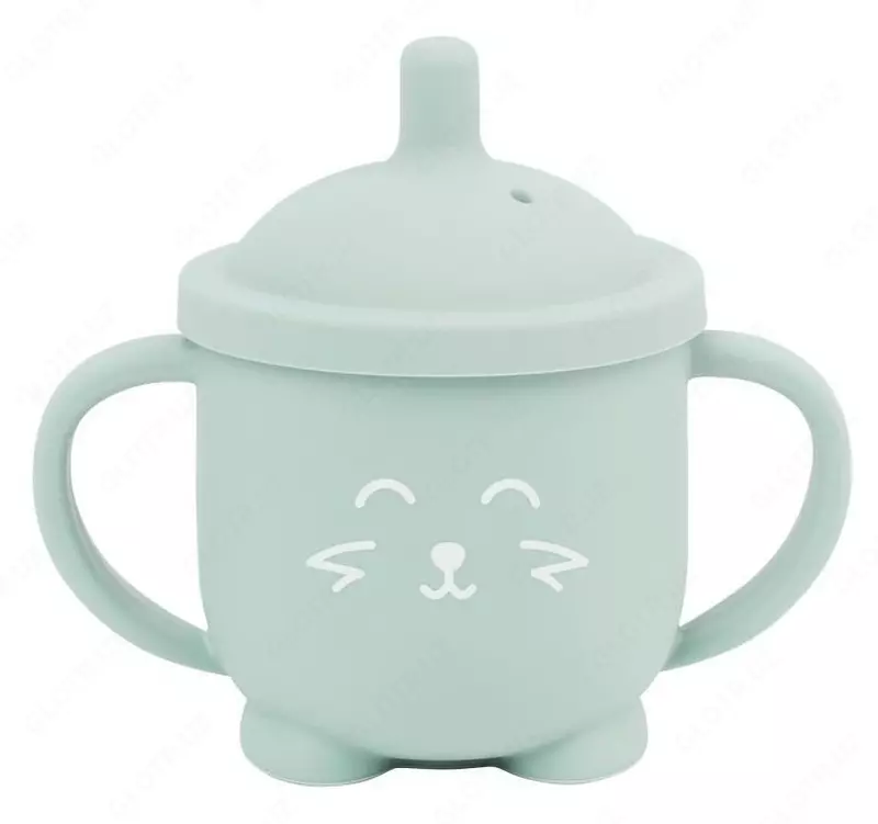 Tutqichli va qulay silikon naychali ichimlik idishi 180ml Babymoov, Frantsiya