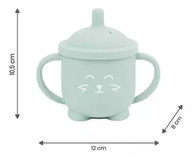 Поильник с ручками и удобным силиконовым носиком 180 мл Babymoov , Франция