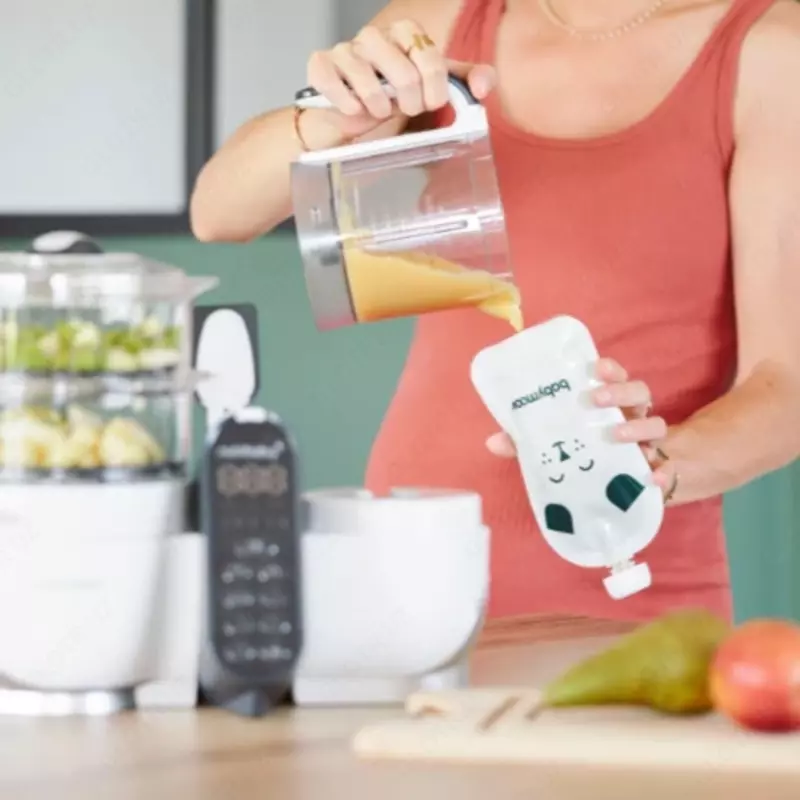 Babymoov saqlash va saqlash sumkasida 150 ml (20 dona)mavjud