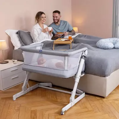 Колыбель кроватка Chicco приставная Next2Me Pop-Up