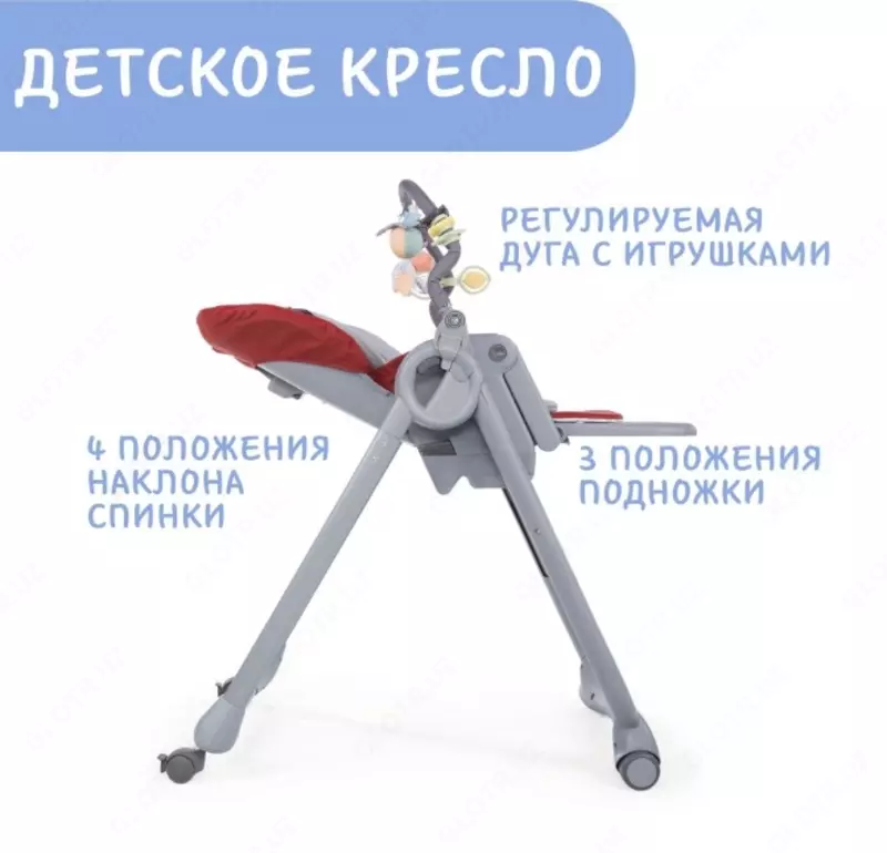 Стульчик для кормления Chicco Polly Magic Relax